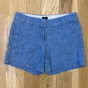 J. Crew Chambray Blue Women's Shorts